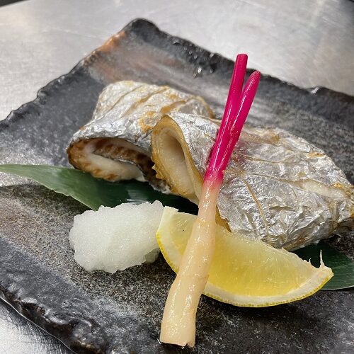 太刀魚塩焼き